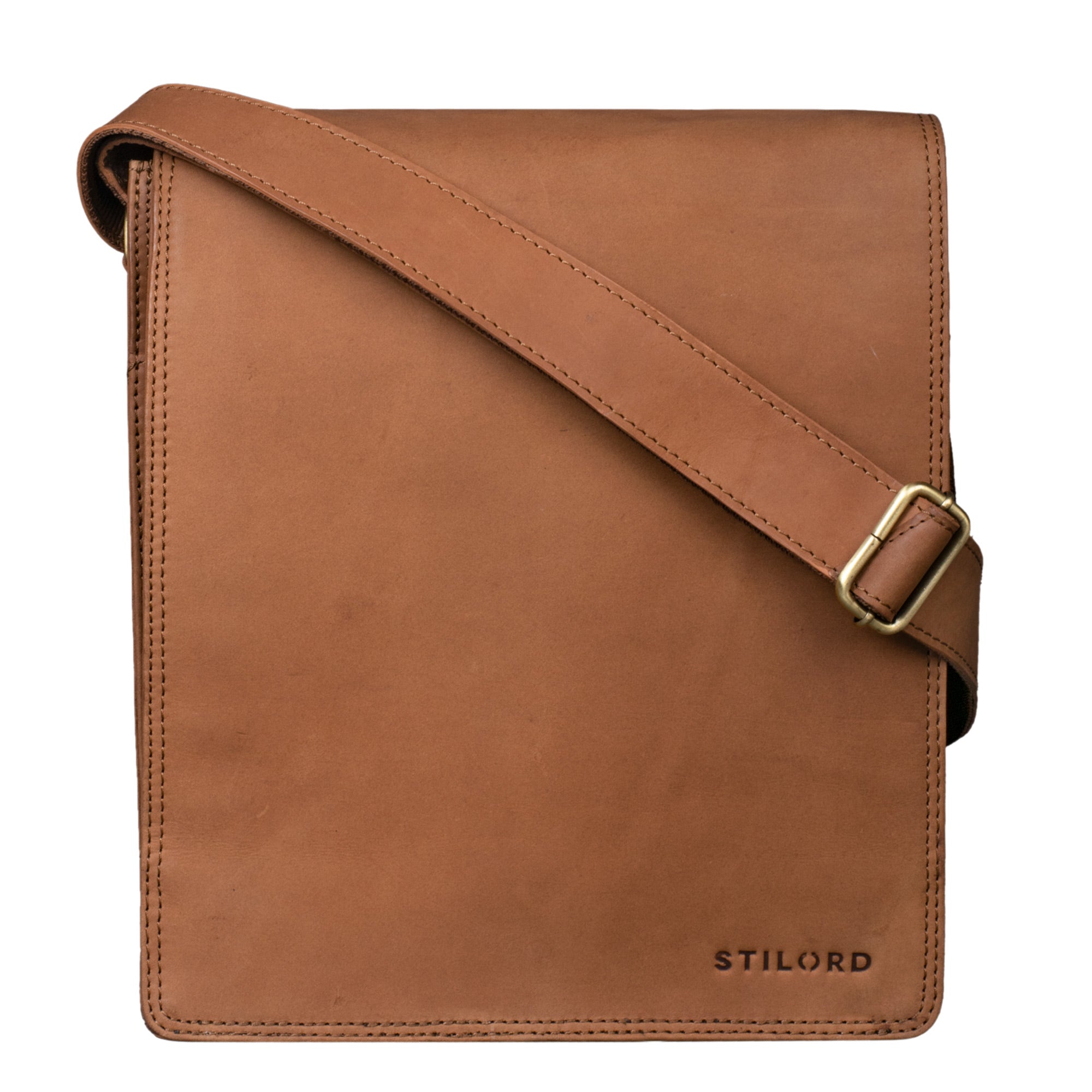 Messengertasche Leder braun