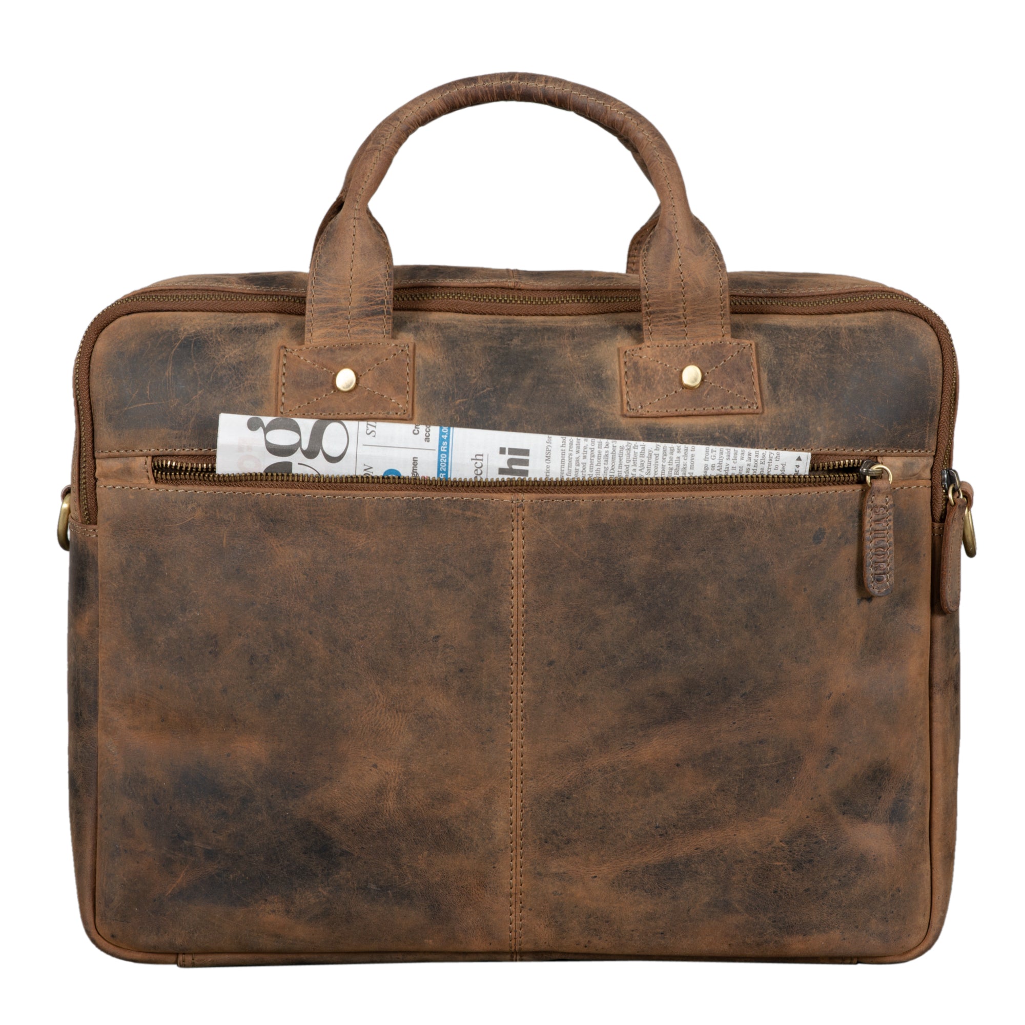 Braune Umhängetasche Leder Vintage
