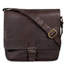 "Timo" vintage messenger taška kožená malá