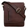 „Easton“ Malá Messenger Taška Z Pravej Kože Vintage Taška Na Rameno