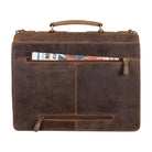 Klassische Bürotasche braun