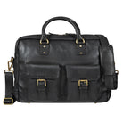 Große Ledertasche Damen schwarz