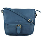 Handtasche Damen Leder blau