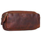 Ledermappe Stifte cognac braun