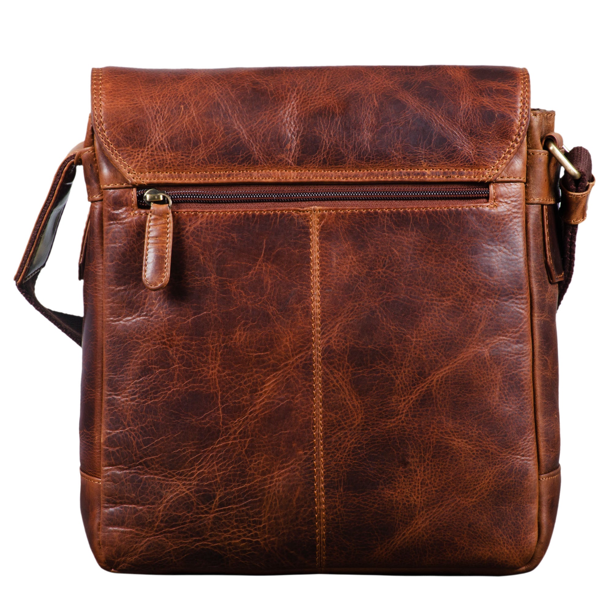 Kleine Leder Umhängetasche Herren Vintage