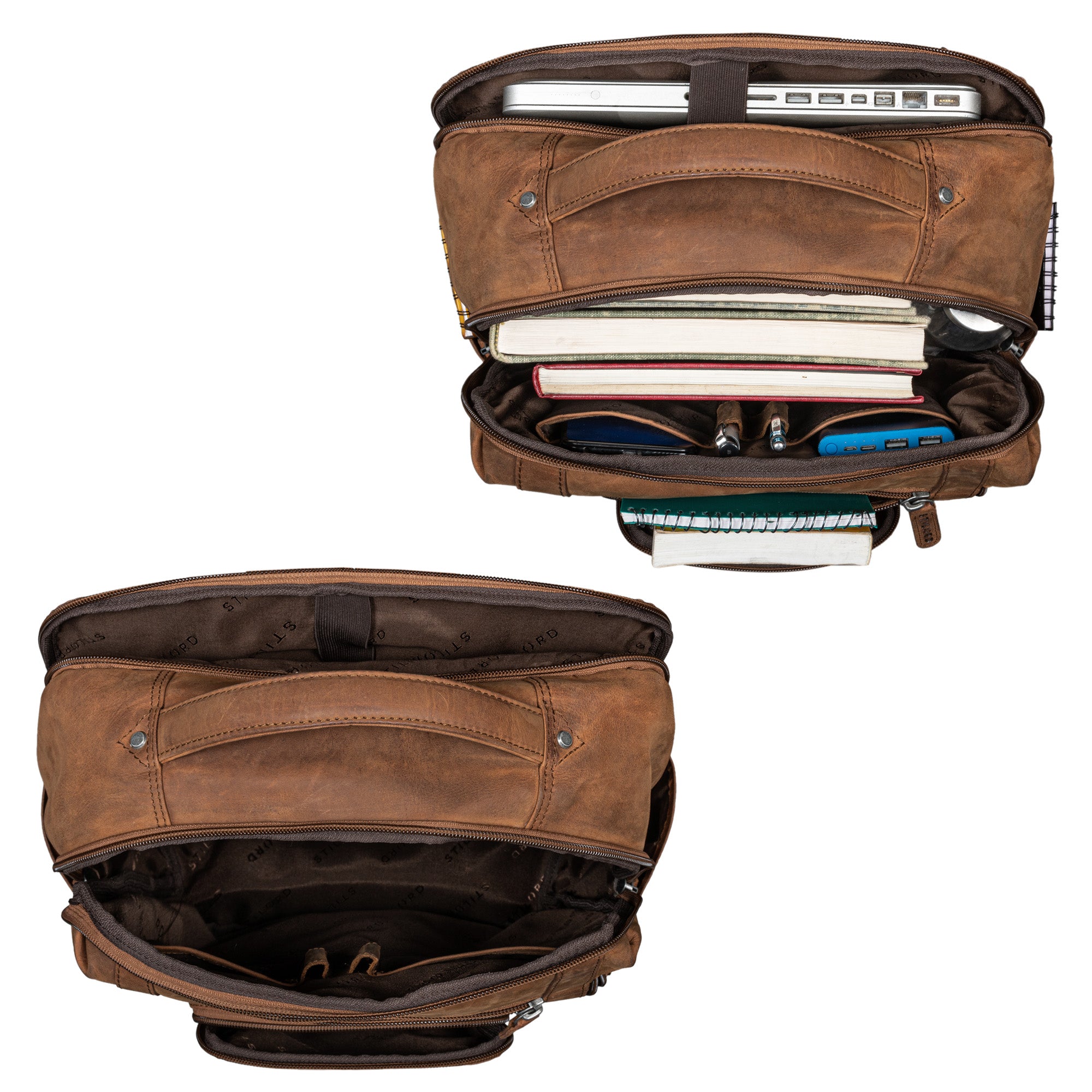 Business Rucksack Leder braun