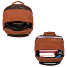 Leder Rucksacktasche Vintage braun