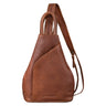 "Lyanna" Kožená Sling Taška Dámska 2-v-1 Batoh a Kabelka Crossbody