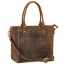 "Abigail" Kožená Taška pre Ženy Vintage Shopper na Ruky do Kancelárie