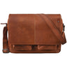 "Curtis" 15-palcová kožená taška