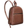 "Lia" Mini Batoh Dámsky Kožený Vintage Malý Daypack