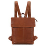 "Charlie" Vintage Kožený Batoh Hnedý Stredne Veľký Daypack pre Pánov