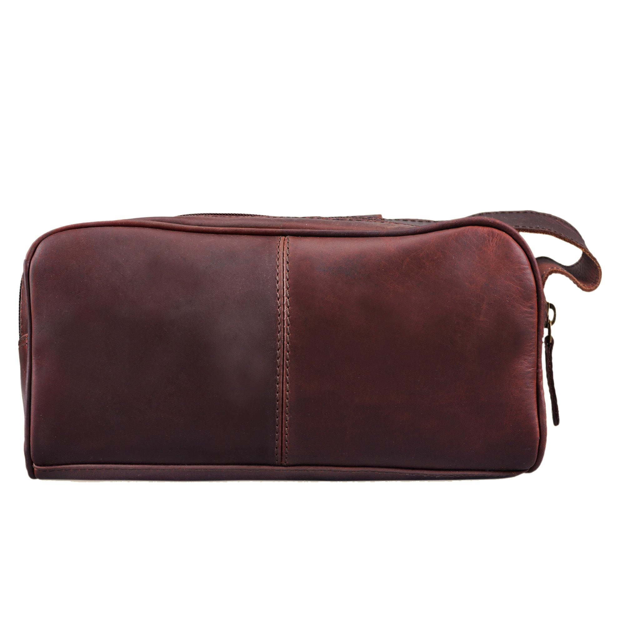 Kulturbeutel Vintage Leder