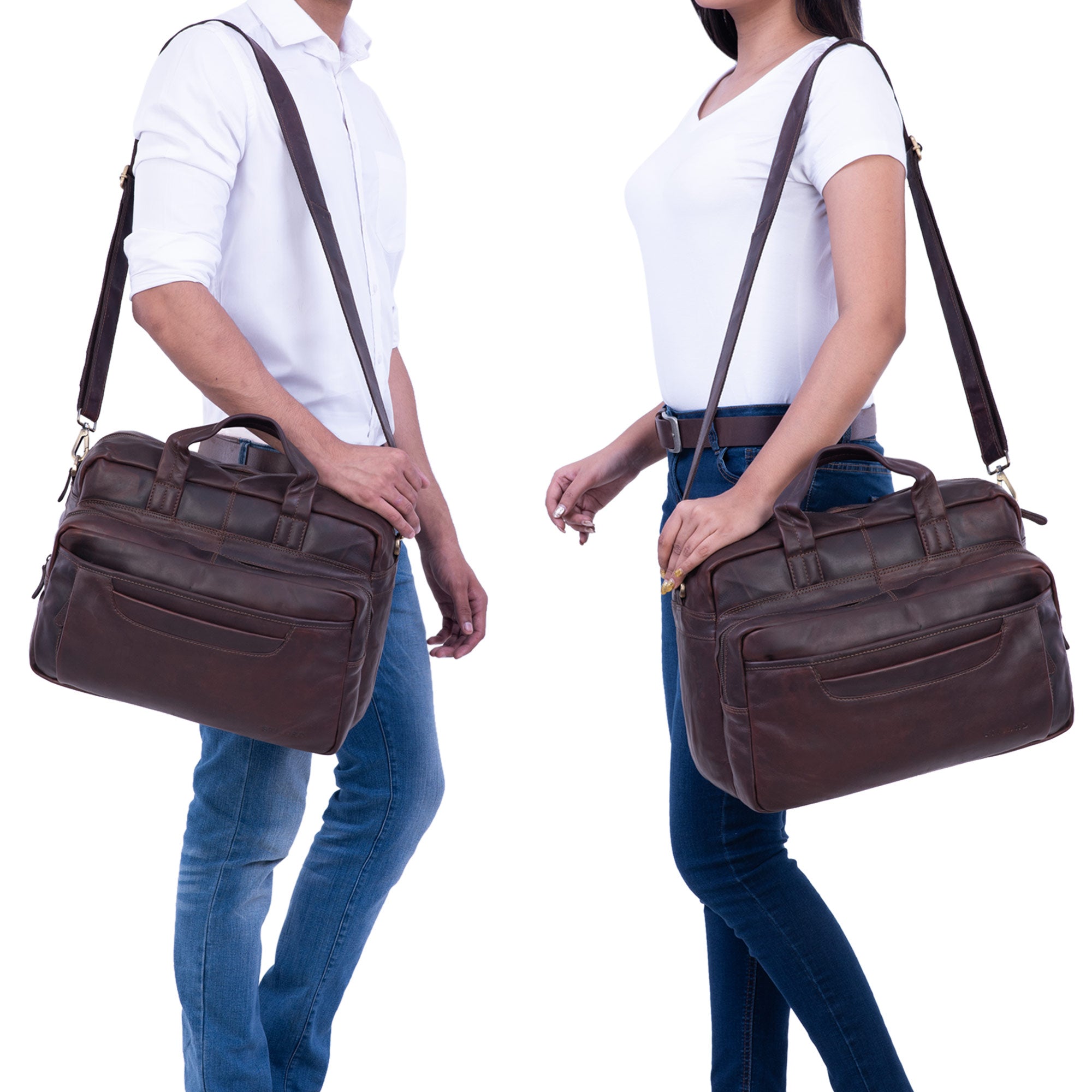 Ledertasche Vintage Braun
