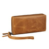 "Poppy" 3-in-1 XL Leder Geldbörse mit Handyfach Damen Clutch Tasche
