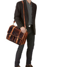 Echtleder Lehrertasche Herren groß