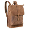 Tagesrucksack Herren Leder braun