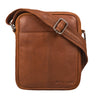 "Jude" Pánska Malá Kožená Taška Vintage Messenger Taška