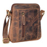 "Emerson" Malá Pánska Kožená Taška na Rameno Crossbody Taška