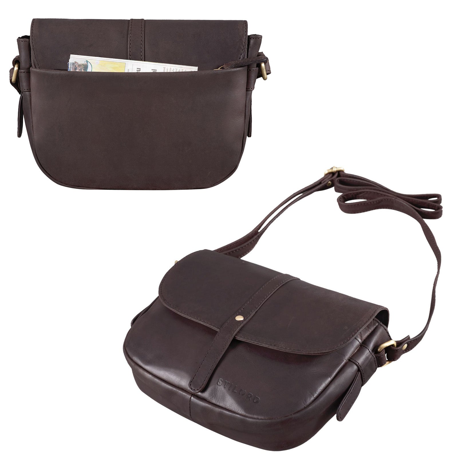 Partytasche Frauen Leder klein