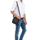 Herrenhandtasche Leder Vintage