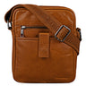 "Brent" Malá Kožená Messenger Taška Crossbody Pánska Taška cez Rameno