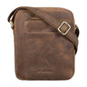 „River“ Kožená Ramenná Taška Messenger Taška Malá Pánska Taška