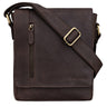 „Easton“ Malá Messenger Taška Z Pravej Kože Vintage Taška Na Rameno
