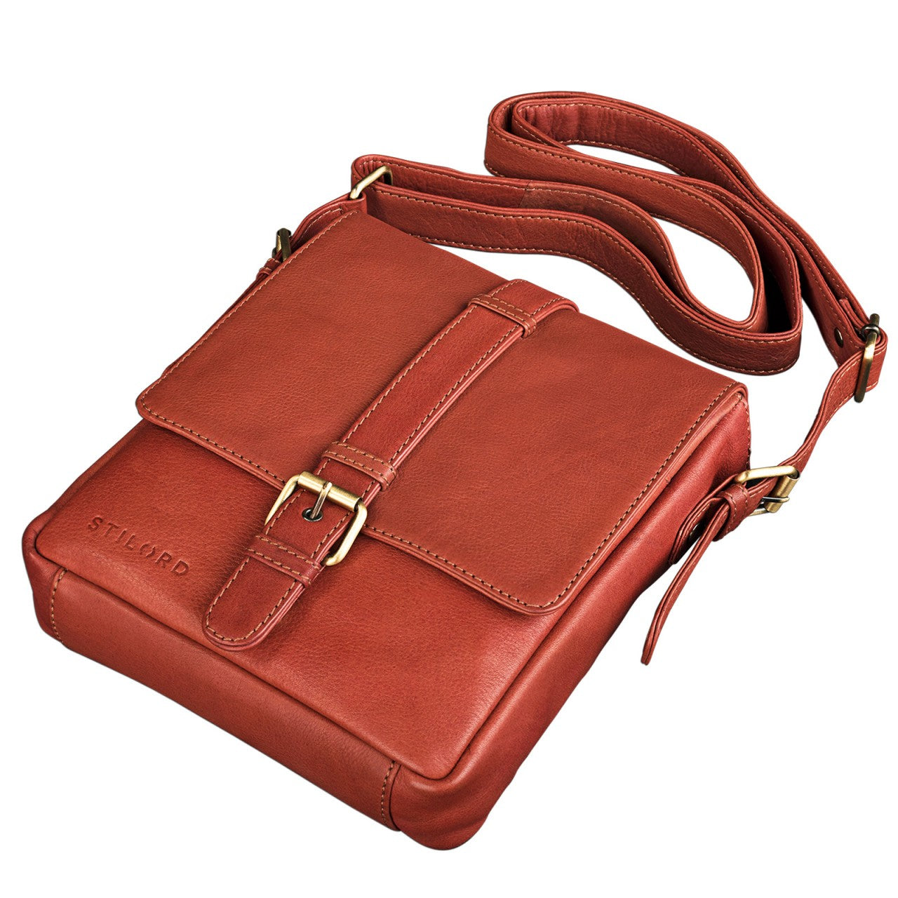 Kleine Messengertasche echtes Leder