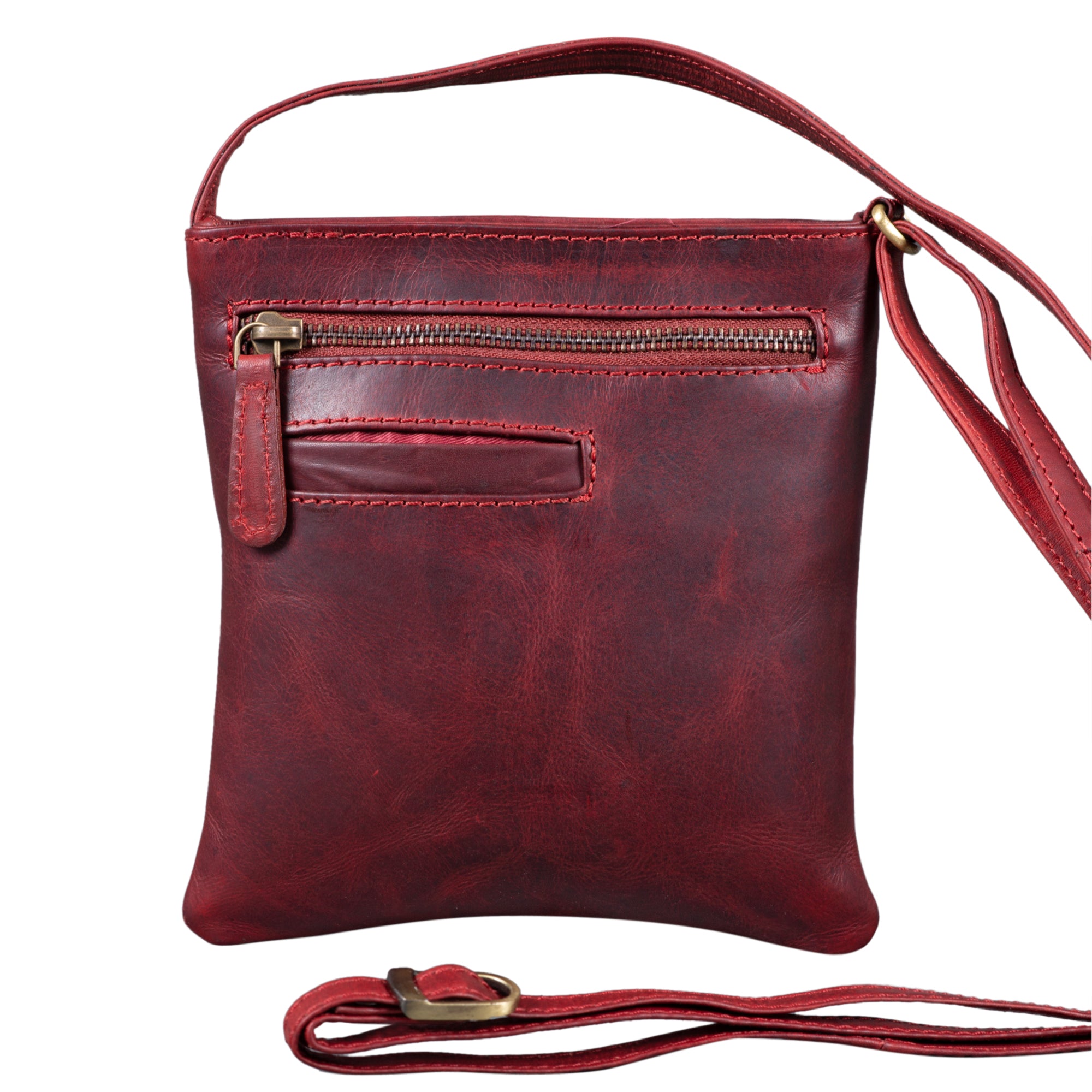 Vintage Schultertasche Leder Herren