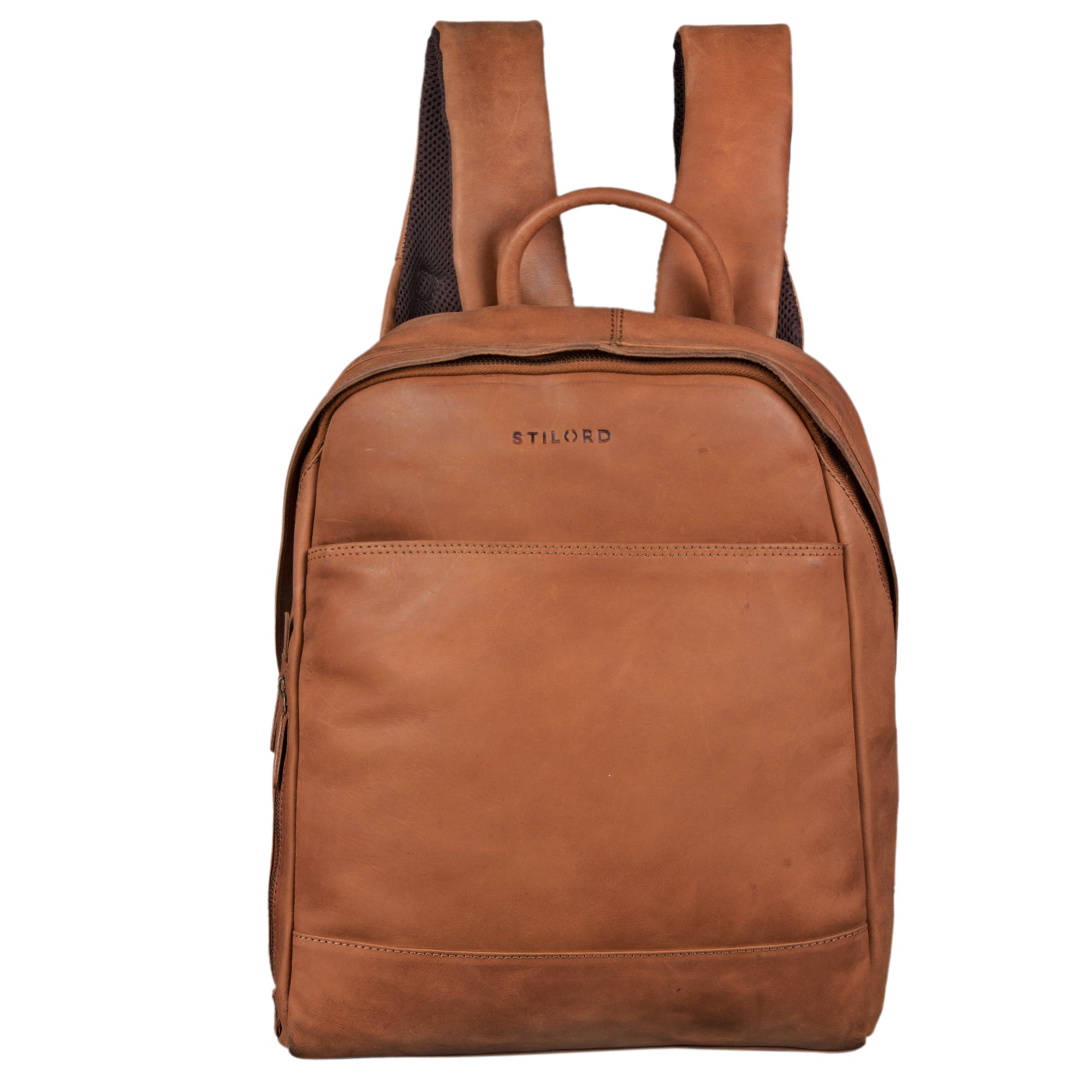 Vintage Lederrucksack Frauen braun