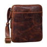 "Carson" Malá Pánska Kožená Taška na Rameno Vintage Messenger