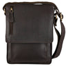 "Finn" Malá Kožená Taška Pre Mužov Vintage Na Rameno Messenger Bag