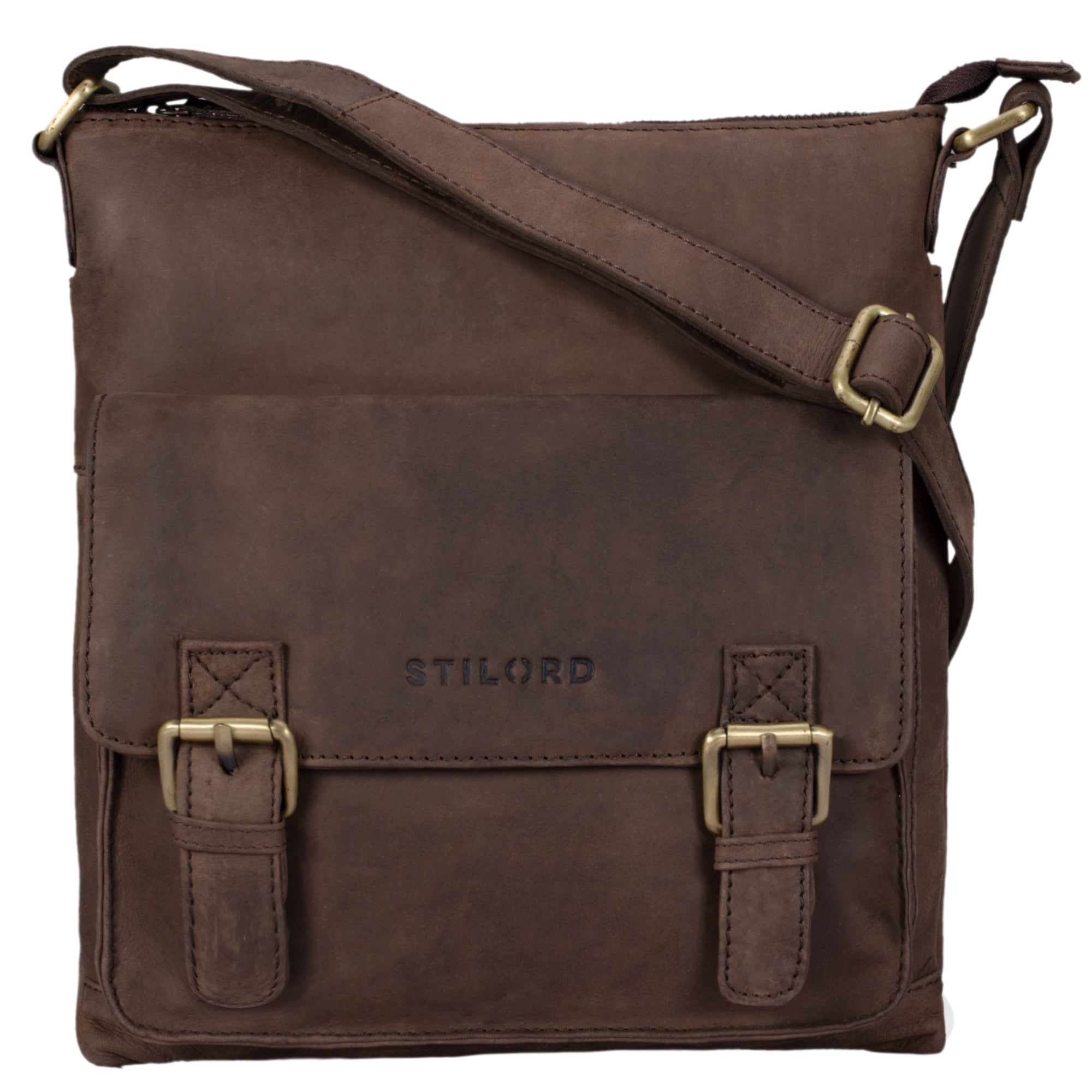 Messenger Bag Herren echtes Leder