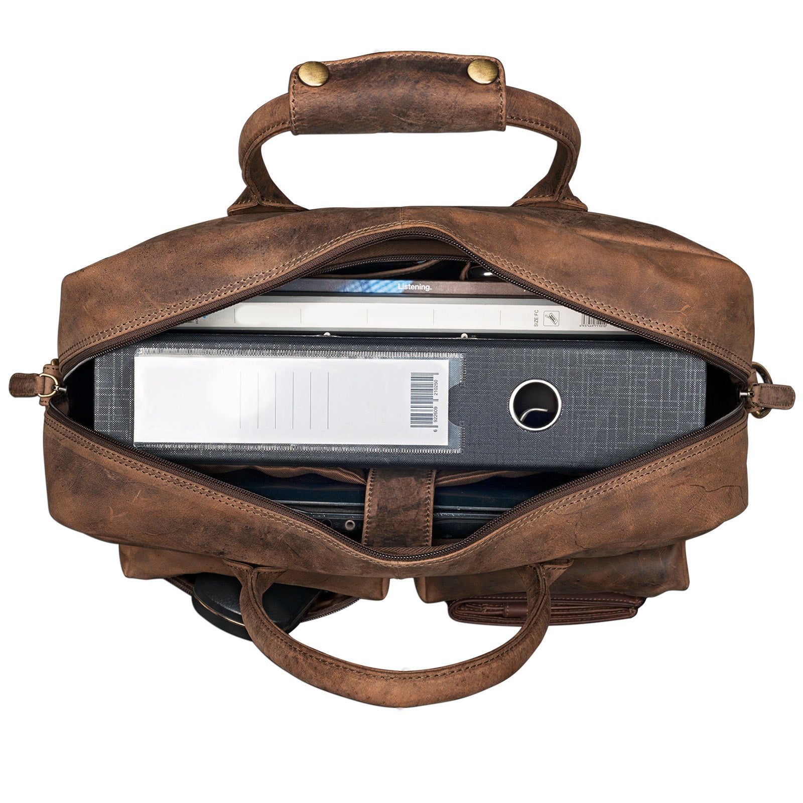 15,6 Zoll Notebooktasche Leder