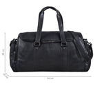 Reisetasche Echtleder Männer schwarz