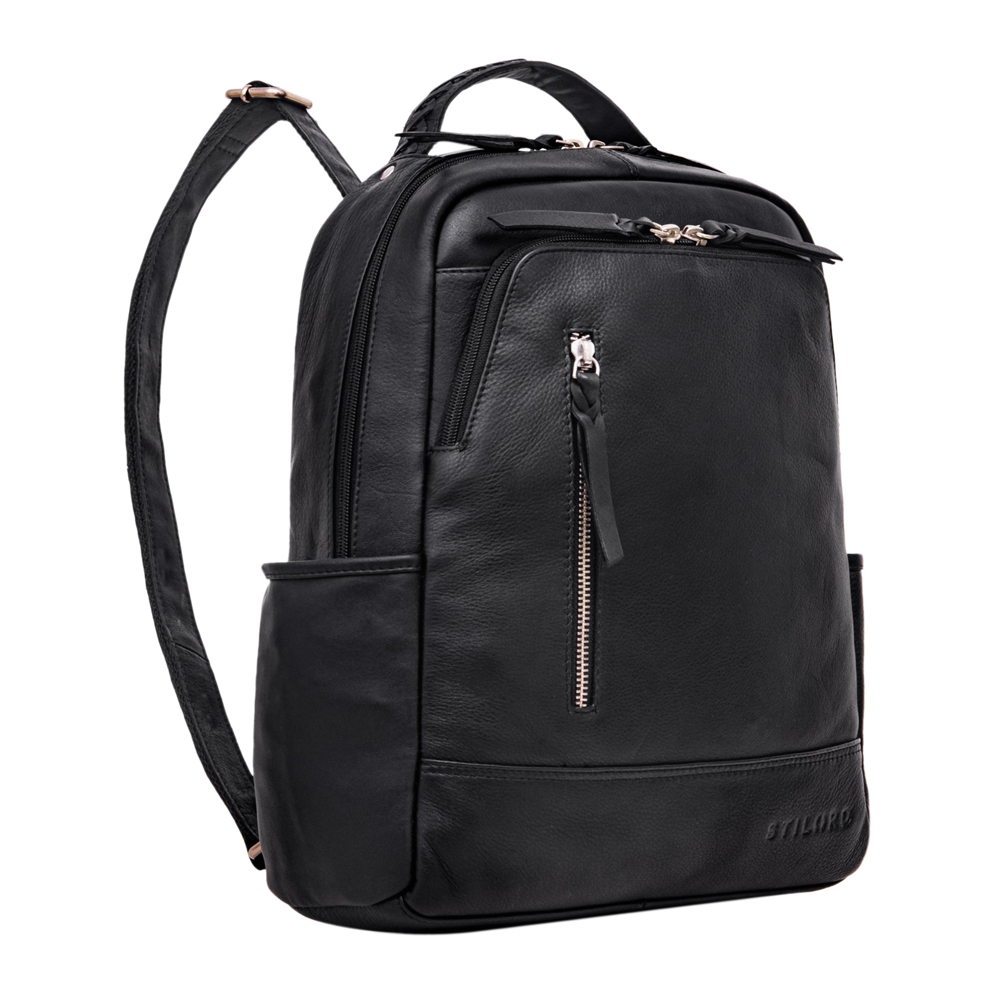 Grosser Rucksack Leder XL schwarz