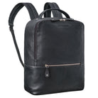 Leder Rucksack Schwarz