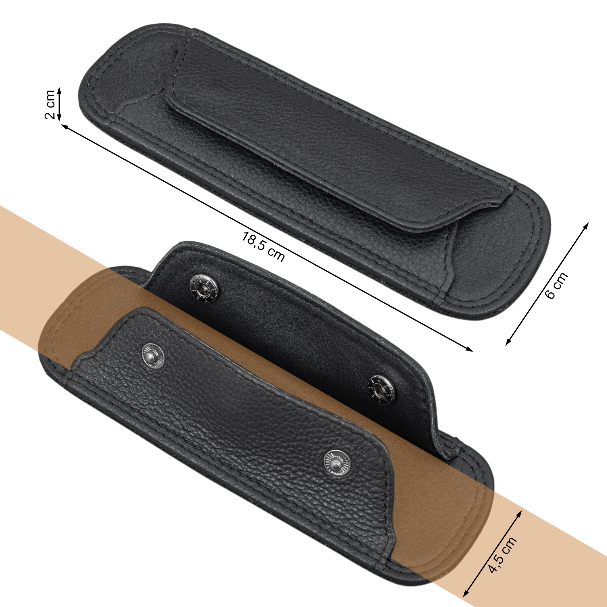 Leder schultergurt für tasche