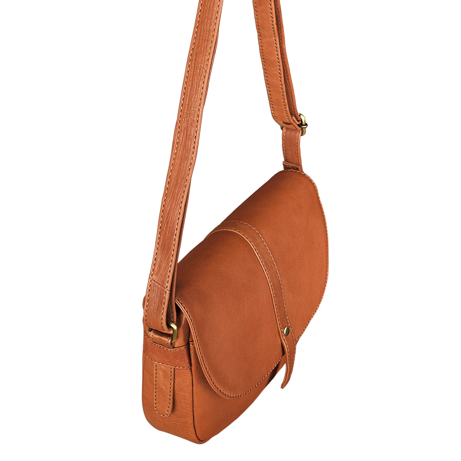Schultertasche Leder Vintage