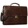 B-Stock Vintage kožená aktovka Antique Brown