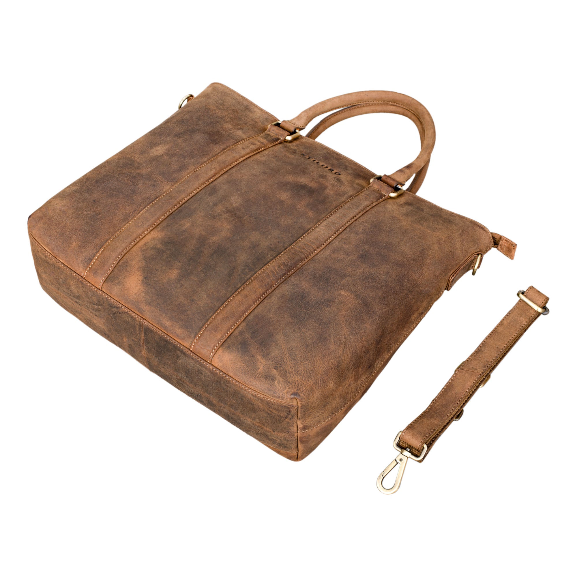 Flexible Handtasche mit Schultergurt