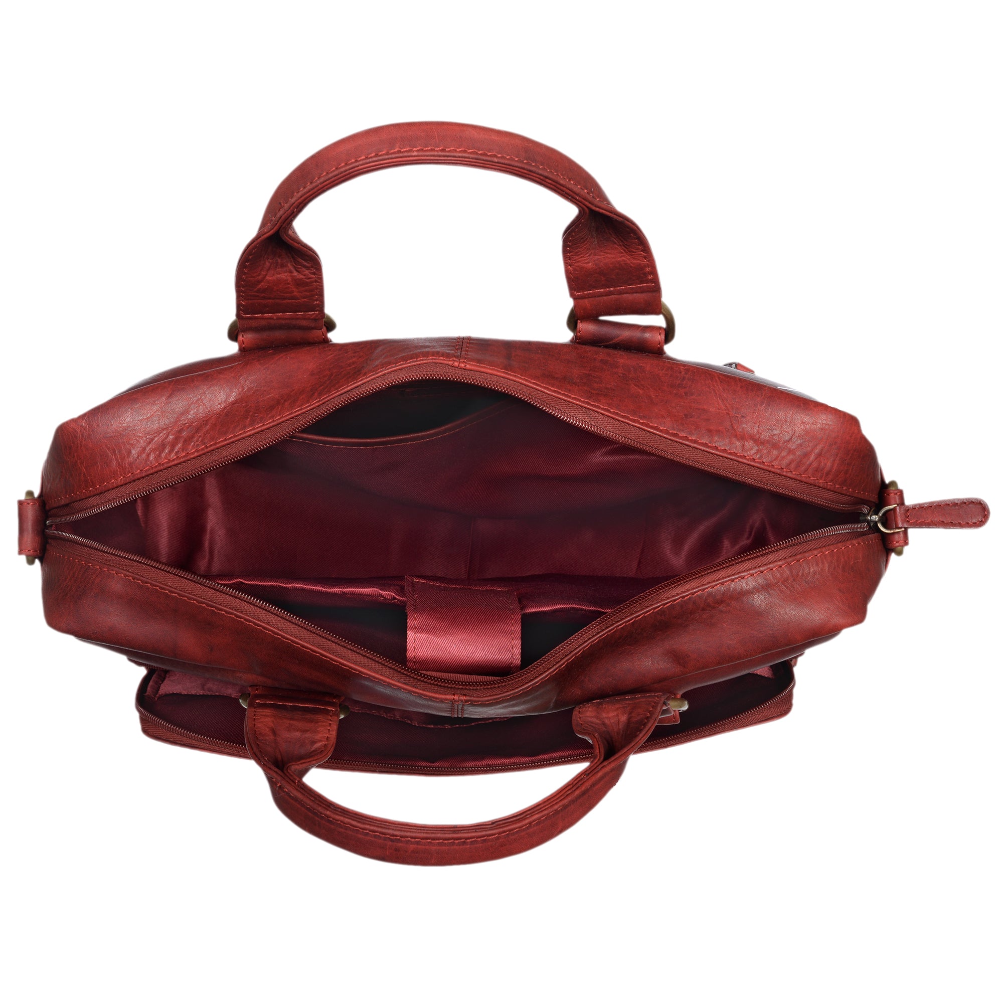 Große Ledertasche für Männer Vintage
