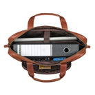 Große Laptoptasche Leder Herren cognac