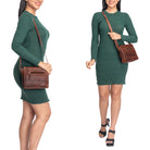 Leder Ausgehtasche Damen