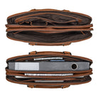 Leder Arbeitstasche Damen braun