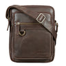 Moderne Leder Schultertasche für Herren