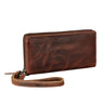 "Poppy" 3-in-1 XL Leder Geldbörse mit Handyfach Damen Clutch Tasche