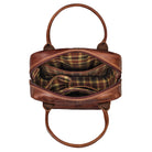 damen rucksack echt leder braun