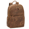 Leder Rucksack gross Herren braun mit laptopfach 15,6 Zoll Echtleder